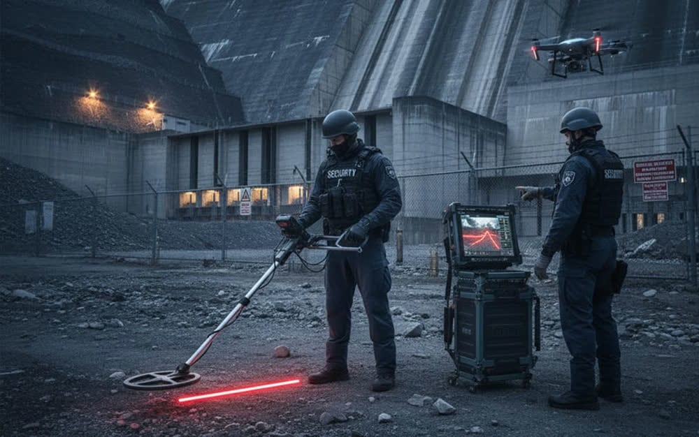 Deep Search Metal Detector for Infrastructure Security