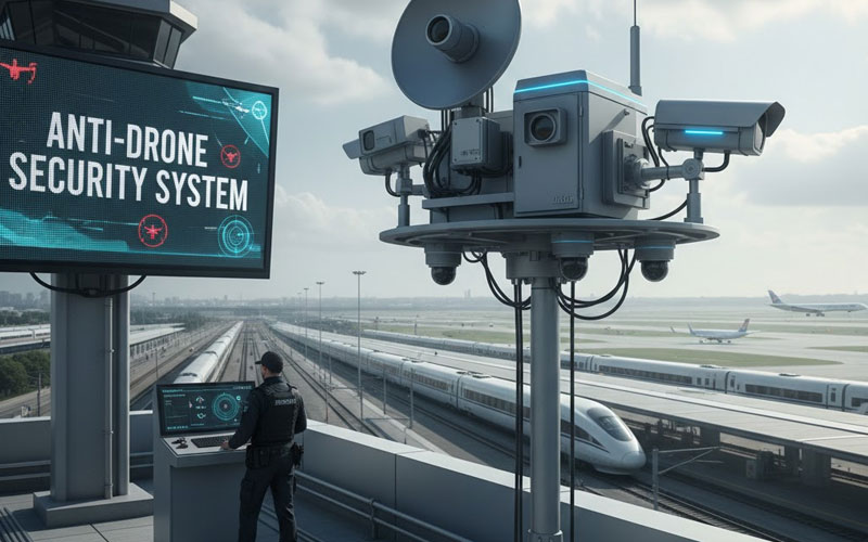 Anti Drone Monitoring for Transport Infrastructure