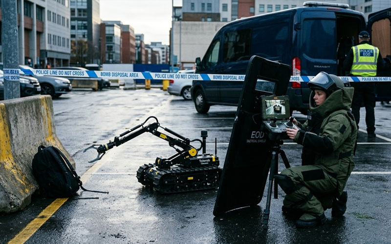 Bomb Disposal Equipment Deployment