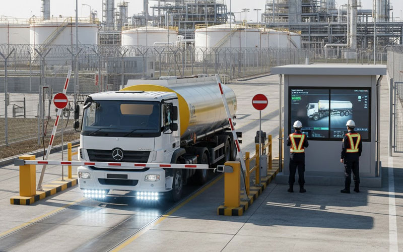 Vehicle Underbody Inspection for Refinery Entry